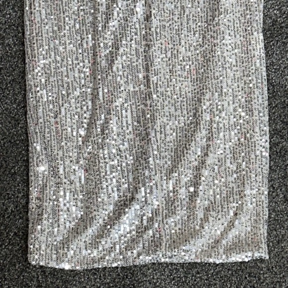 *NWT* Hello Molly Strapless Maxi Dress Champagne Beige Womens Size 12/Large - Picture 6 of 15